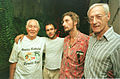 Ronnie Biggs links, op 8 augustus 1999 geboren op 8 augustus 1929