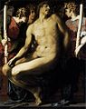 『死せるキリストと天使』（1525-1526年、ロッソ・フィオレンティーノ）