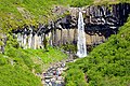 Slap Svartifoss jedna je od najpoznatijih atrakcija Skaftafella, uglavnom zbog zida od bazaltnih stupova koji ga okružuju.