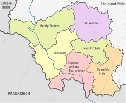 Districten van Saarlound