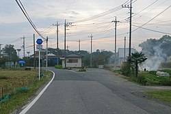 埼玉県道178号北河原熊谷線から見た大塚