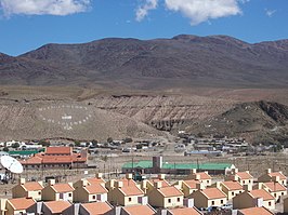 San Antonio de los Cobres gezien vanaf de hoofdweg