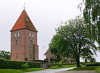 Gl. Rye Kirke set fra nordøst