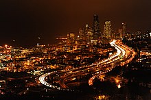 Urbanization in Seattle, Washington, United States Seattle from Beacon Hill.jpg