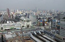 建設中のバスタ新宿（2008年3月16日撮影）