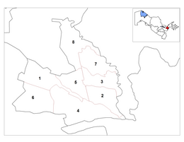 Distretto di Saykhunabad – Mappa