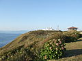 Cape Tappi.Hokkaido can be seen dimly.