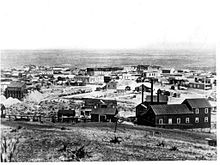 Tombstone in 1881 by C. S. Fly Tombstone (probably in 1881).jpg