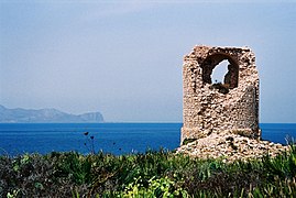 Küstenturm am Capo Rama