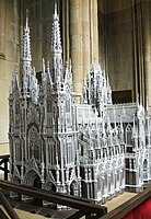 Maquette du projet original de la Cathédrale.