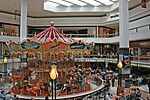 The carousel and food court at Fox Valley Mall, opened 1975.