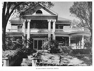 ΦΣΚ's Xi Deuteron chapter, (former house), at Tennessee, circa 1946