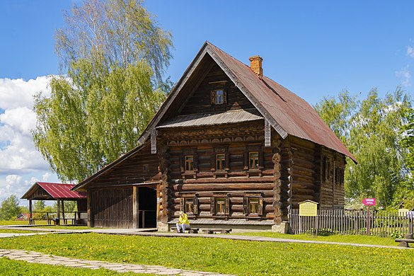 170. Дом Кузовкиных из села Лог, Суздаль Автор — Новинская Г.