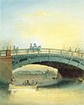 Каменноостровский мост в 1830-е