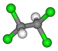 Grafický model 1,1,2,2-tetrachlorethanu