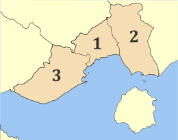 Unità periferica di Kavala – Mappa