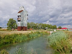 Nijmegen-Noord, Turm LENTmark und Kino Pathé Nijmegen