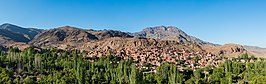 Panorama van het dorp Abyaneh