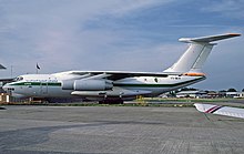 Photograph of an Algerian Air Force Ilyushin Il-76.