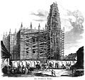 Construction of the New Altstadt Church, 1844