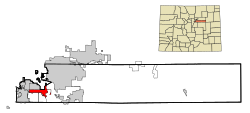 Location in Arapahoe County and the State of Colorado