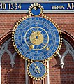 Astronomisch uurwerk op het Zwarthoofdenhuis (Riga)