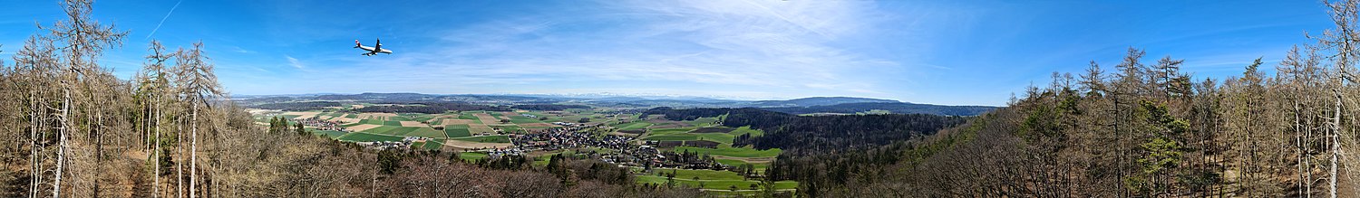 360° Panorama vom Aussichtsturm Stadlerberg