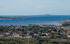 Balaruc-les-Bains sur la côte.