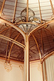 Detail of the Winter Garden of the Hôtel van Eetvelde by Victor Horta (1898–1900)