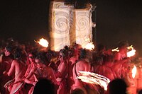 Beltane fire festival dancers, 2006