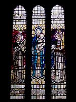 Window in Bleasby Church. Shown courtesy Mary and Malcolm Stacey.