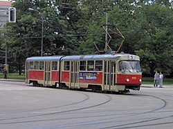 Brno, Město Brno, Moravské náměstí, Tatra K2 (3).jpg