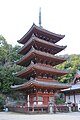 Pagoda of Myōō-in in Fukuyama. It was built in 1348.