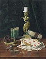 Still life with a Pipe and Playing Cards