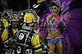 Raphaela Gomes, daughter of Renato Almeida Gomes, in her debut as queen of battery, the parade of 2014[3]