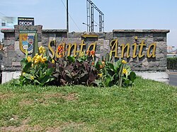 District sign Peru Lima Santa Anita.jpg