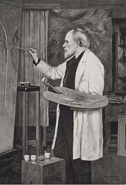 Edward Burne-Jones. Burne-Jonesin pojan Philip Burne-Jonesin 1898 tekemä heliogravyyri.