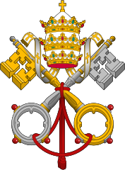 Das Wappen des Heiligen Stuhls