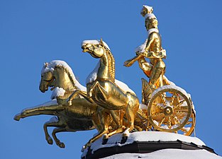 Die Quadriga auf dem Sonnentempel