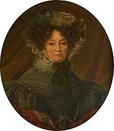 Portrait de femme à la coiffe de dentelle, 1833