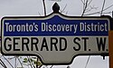 Gerrard West Street Sign.jpg