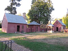 Outbuildings at Gunston Hall in Fairfax County in 2015