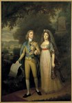 Kung Gustav IV Adolf och drottning Fredrika. (1798)