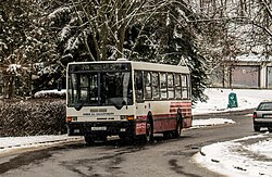 Ikarus 415 típusú autóbusz a Kercseg úton (2018)