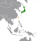 Miniatura para Relaciones diplomáticas Japón-República de China