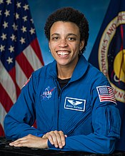 Jessica Watkins, joint 608th person in space and first black woman to join a long-term mission to the International Space Station Jessica Watkins official portrait.jpg