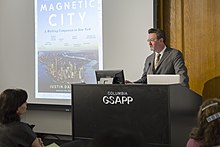 Justin Davidson introduces his book Magnetic City: A Walking Companion to New York at Columbia GSAPP Justin Davidson introduces his book Magnetic City at Columbia GSAPP.jpg