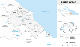 Localisation de District d'Arbon