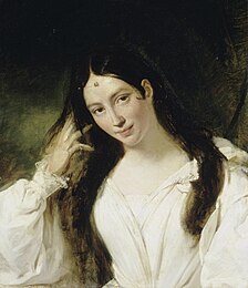La Malibran as Desdemona, François Bouchot, circa 1830