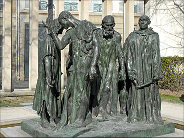Auguste Rodin, Les Bourgeois de Calais (1889), Paris, musée Rodin.